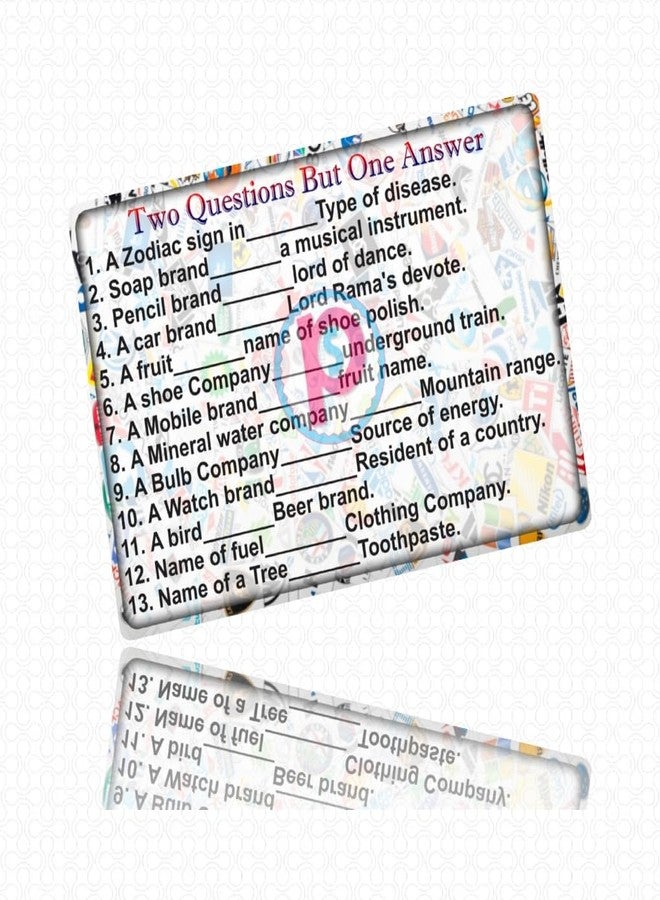 PartyStuff Paper Games - 2 Questions 1 Answer 2 (12 Piece) - Image 2